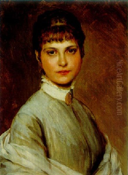 Portrait Einer Jungen Frau - view 1