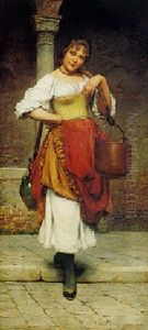 The Water Carrier by Eugen von Blaas