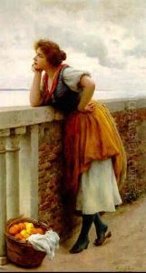 Daydreams by Eugen von Blaas