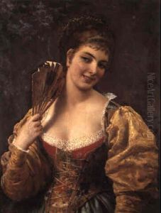 La Belle Veneziana by Eugen von Blaas