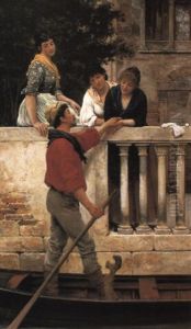 The Rivals by Eugen von Blaas