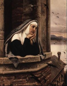 Silent Thoughts by Eugen von Blaas