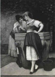 The Love Token by Eugen von Blaas