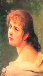 Madchenbildnis by Eugen von Blaas