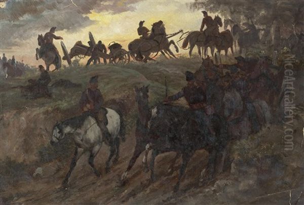 Ruckzug Der Artillerie - view 1