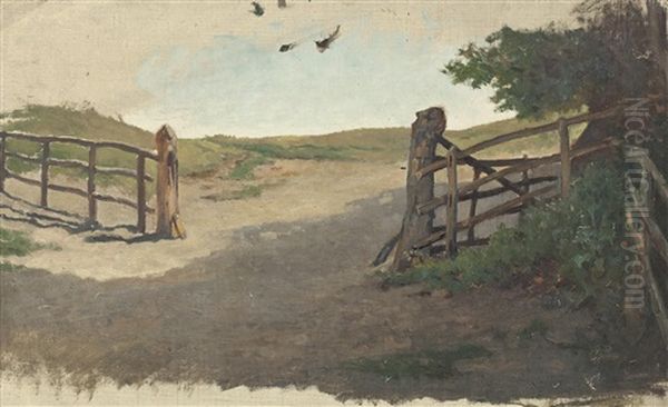 Geoffneter Holzzaun Zur Weide - view 1