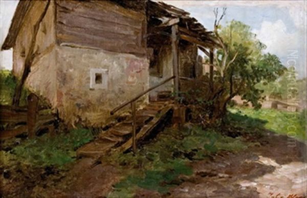 Verfallene Bauernhutte - view 1