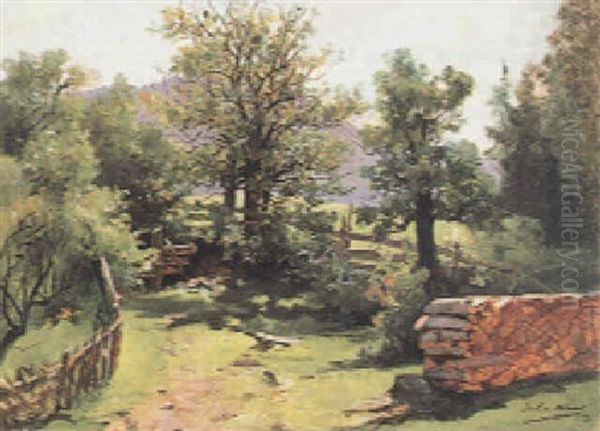 Landschaft Mit Holztriste - view 1