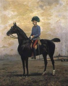 Kaiser Franz Josef In Campagneuniform by Julius von Blaas