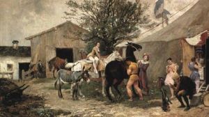 The Circus by Julius von Blaas