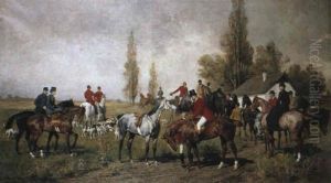 The Royal Hunting Party by Julius von Blaas