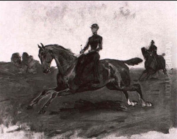 Furstin Margaretha Von Thurn Und Taxis Zu Pferd - view 1