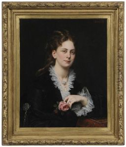 Antonie Freifrau Von Doblhoff by Karl von Blaas