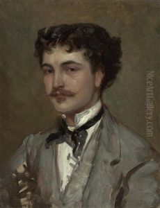 Portrat Von Julius Von Blaas by Karl von Blaas