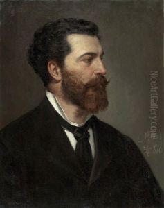 Portrat Von Julius Von Blaas by Karl von Blaas