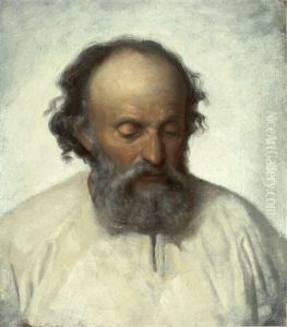 Studienkopf Eines Alteren Mannes