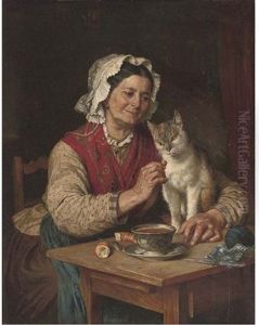 A Tempting Treat by Karl von Blaas