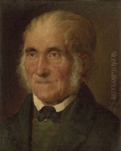 Portrait Eines Herrn - Vermutlich Des Vaters Malers, 30. Sept. by Karl von Blaas