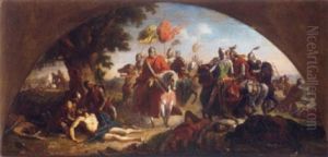 The Wounded Soldier by Karl von Blaas