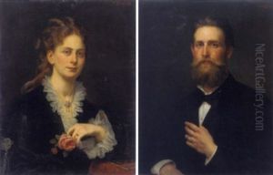 Bildnis Antoine Freifrau Von Doblhoff by Karl von Blaas