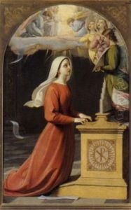 Die Heilige Cacilie by Karl von Blaas