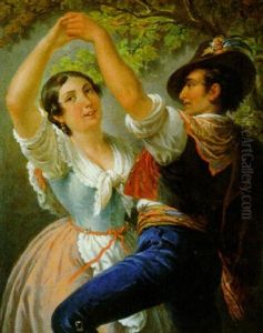 Beim Tanz by Karl von Blaas