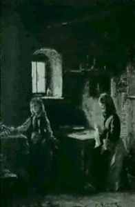 In Der Bauernkuche by Karl von Blaas