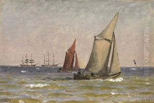Segelschiffe Im Meer