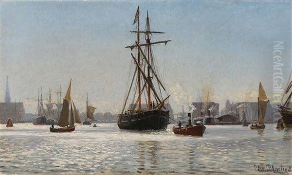View From The Entrance To Copenhagen Harbour - view 1