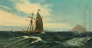 Skonnert Under Kysten by Christian Vigilius Blache