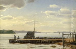 Aussicht Von Hindsgaul Auf Den Kolding Fjord Un Aussicht Von Hindsgaul Auf Den Kolding Fjord Un