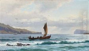 From The Shore Of The Faroe Islands by Christian Vigilius Blache