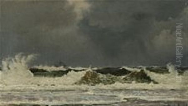 Breakers At Ringkobing - view 1