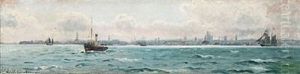 View Towards Copenhagen Harbour by Christian Vigilius Blache