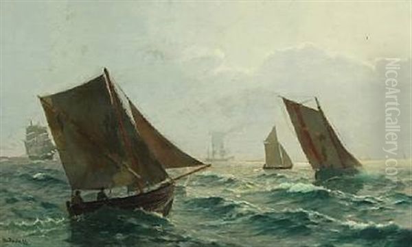 Seascape With Saling Boats - view 1