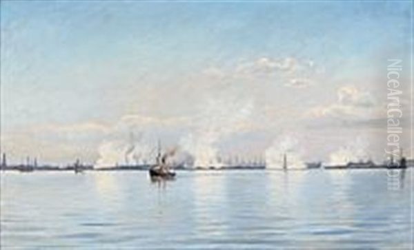 The Entrance To Copenhagen Harbour - view 1