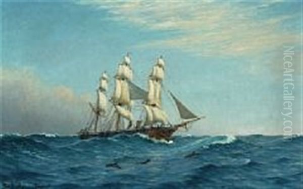 Dagmar, Portrait Of A Danish Corvette - view 1