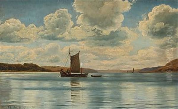 Sailing Boats At Mariager Fjord, Denmark - view 1