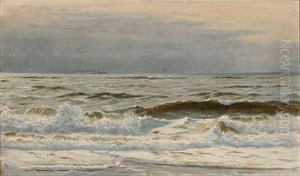 Breakers At The North Sea Coast - view 1