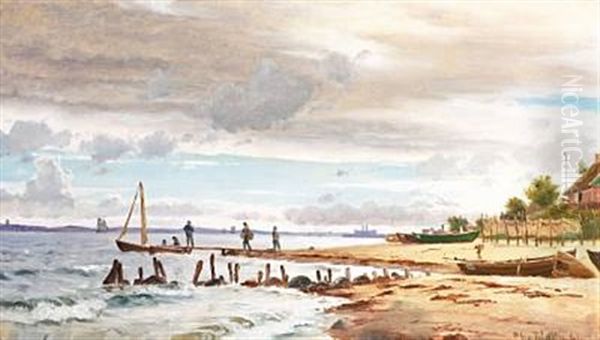 Coastal Scenery From Hellebaek - view 1