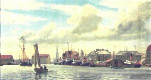 Parti Fra Kobenhavns Havn by Christian Vigilius Blache