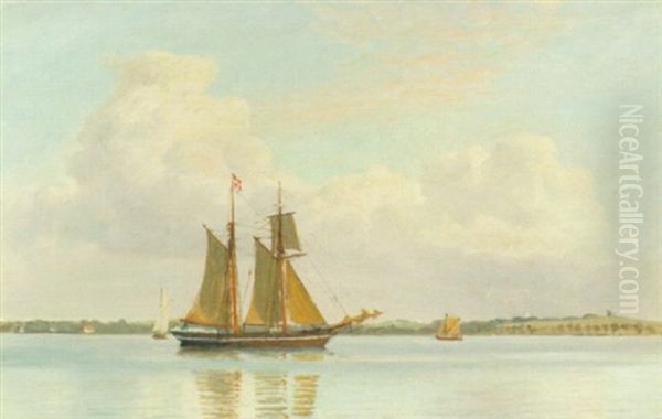Sejlskibe Ved Kalundborg - view 1