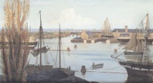 Udsigt Over Kobenhavns Havn by Christian Vigilius Blache