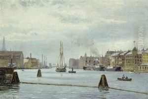 Fra Kobenhavns Havn by Christian Vigilius Blache