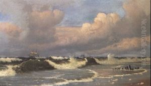Marine Med Staerk Braending by Christian Vigilius Blache