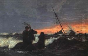 Soren Kanne Som Med Sine Heste Redder To Skibbrudne Soren Kanne Som Med Sine Heste Redder To Skibbrudne