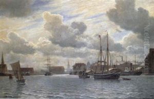 Indsejlingen Til Kobenhavns Havn by Christian Vigilius Blache