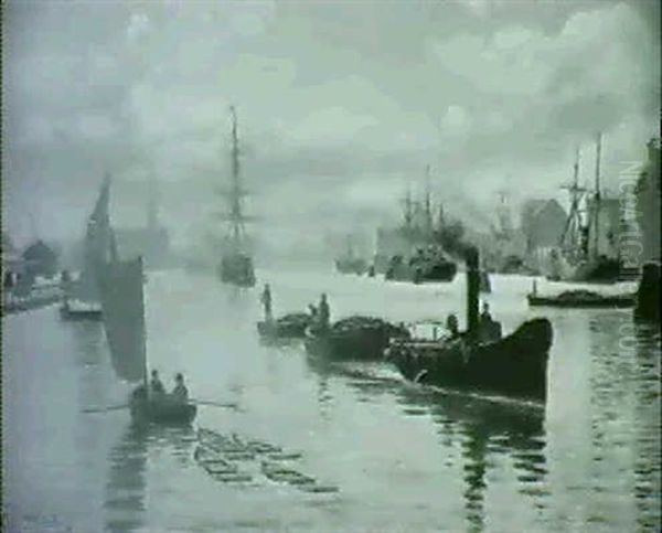 Livlig Trafik I Kobenhavns Havn - view 1