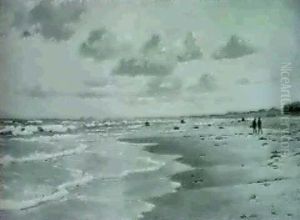 Kystparti Ved Hirtshals by Christian Vigilius Blache