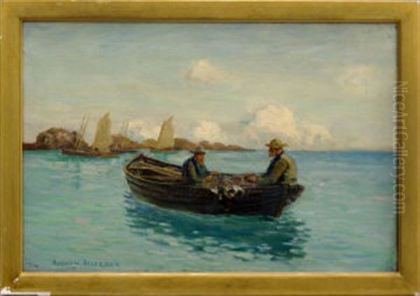Mending The Nets, Ayrshire Coast - view 1